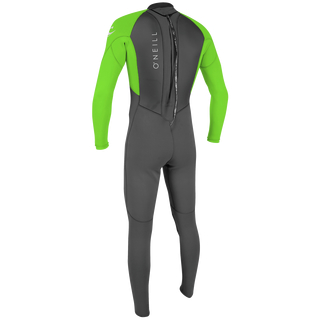 ONeill Youth Reactor II 3/2mm Back Zip graphite/dayglo