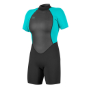 ONeil Reactor II Back Zip 2mm Womens black/aqua 2022