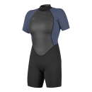 ONeill Reactor II 2mm Back Zip Damen Shorty black mist