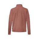 Picture Bake Grid Fleece Front Zip Cedar Wood