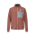 Picture Bake Grid Fleece Front Zip Cedar Wood