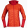 Bergans Cecilie Light Insulated Hybrid Jacket Energy Red/Red Leaf