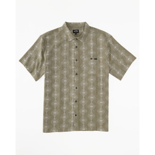 Billabong Sundays Jacquard Kurzarm Hemd Light Sage