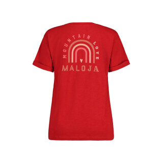 Maloja BackensteinM. Organic Shirt deep sunset