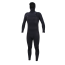 ONeill Hyperfreak 5/4+ Chest Zip w/ Hood black