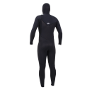 ONeill Hyperfreak 5/4+ Chest Zip w/ Hood black