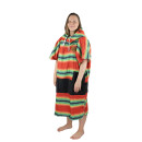 ALL-IN Beach Crew Line V Poncho Mexican Stripes