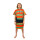 ALL-IN Beach Crew Line V Poncho Mexican Stripes