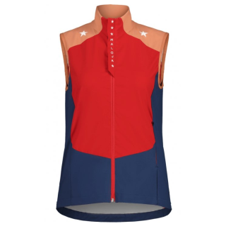 Maloja Grünfink Nordic Softshell Weste Deep Sunset Multi