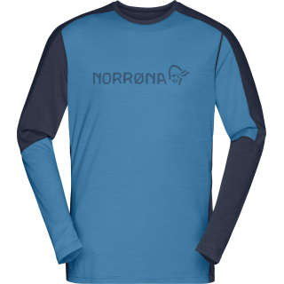 Norrona falketind equaliser merino Round Neck Hawaiian Surf / Indigo Night