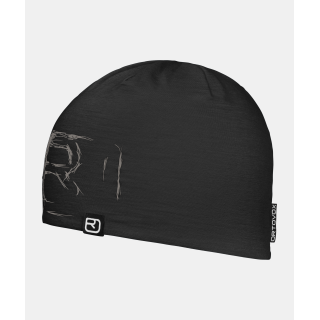 Ortovox 120 TEC LOGO BEANIE black raven
