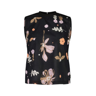 Maloja EigerM. Organic Cotton Tank deep black flora