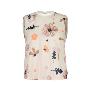 Maloja EigerM. Organic Cotton Tank glacier milk flora