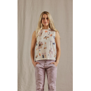 Maloja EigerM. Organic Cotton Tank glacier milk flora