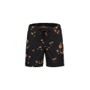 Maloja SalzachM. Organic Cotton Shorts deep black pixelrose