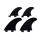 FCS Compatible Quad Fin Set black