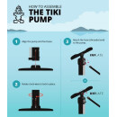 Starboard Tiki Pump -abnehmbarer Fuß-