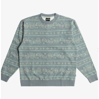 Billabong Halfrack Crew Fleece Washed Blue