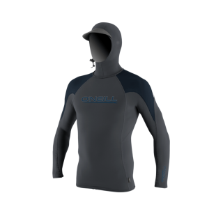 ONeill Premium Skins OZone L/S Rashguard mit Kapuze graphite/slate/white
