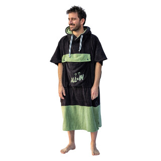 ALL-IN Flash Line V Poncho black/khaki