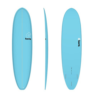 TORQ Epoxy Surfboard TET 7.4 VP Funboard Blue