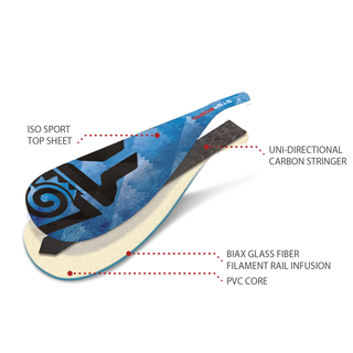 Starboard Enduro Tiki Tech Carbon Wave 3-teilig 26mm S40 Paddel