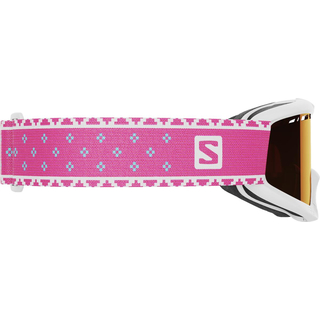 Salomon Kiwi Access Kids Skibrille white-pink