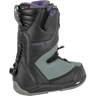 Nitro Cave TLS Step On Damen Snowboardboot Black-Charcoal