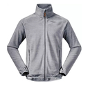 Bergans Hareid Fleece Jacket No Hood Aluminium