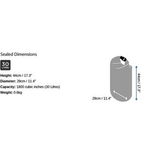 Overboard Wasserdichter Packsack 30 L Wei�
