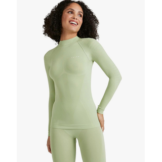 Falke Langarm Shirt Quit Green Turtleneck