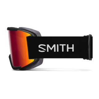 Smith Squad Black + ChromaPop Everyday Red Mirror Lens