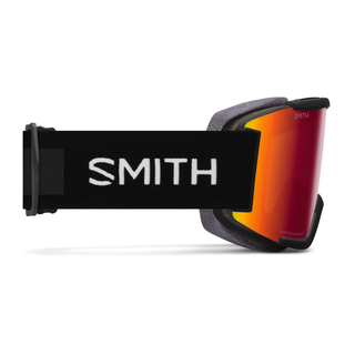 Smith Squad Black + ChromaPop Everyday Red Mirror Lens