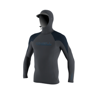 ONeill Premium Skins OZone L/S Rashguard mit Kapuze graphite/slate/white