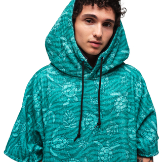 ALL-IN Beach Crew Line V Poncho Turtle