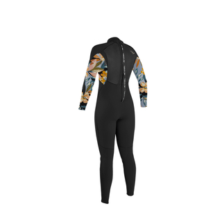 ONeill Wms Epic 4/3 Back Zip Black/Demifloor