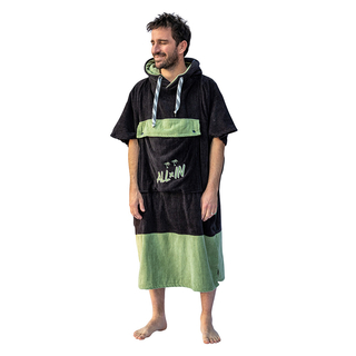 ALL-IN Flash Line V Poncho black/khaki