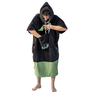 ALL-IN Flash Line V Poncho black/khaki