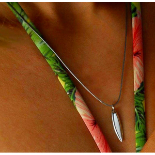 Surfschmuck Surfboard Silber