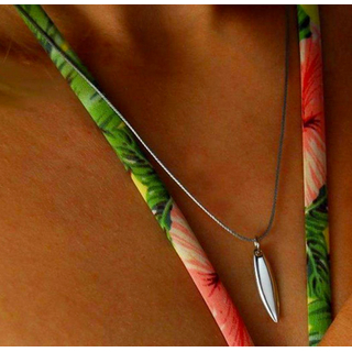 Surfschmuck Surfboard Silber