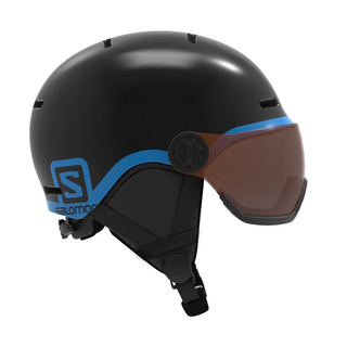 Salomon GROM Visor  black Kids Skihelm