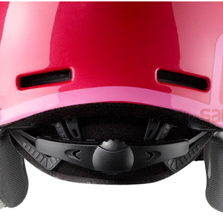 Salomon GROM Visor  Glossy Pink Kids Skihelm