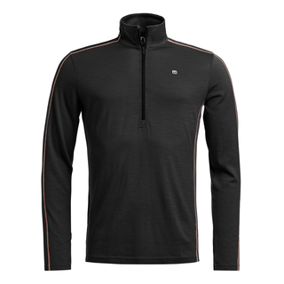 Ortovox 185 ROCKNWOOL ZIP NECK black raven