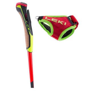 Leki HRC Marathon bright red-neonyellow-black