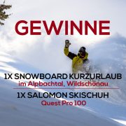 Zu gewinnen - Wild East Dresden Gewinnspiel, Ski & Snowboard Verlosung