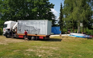 SUP Station Container Anlieferung
